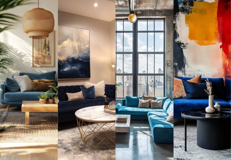 20+ Blue Couch Living Room Ideas For Stylish and Modern Effect.