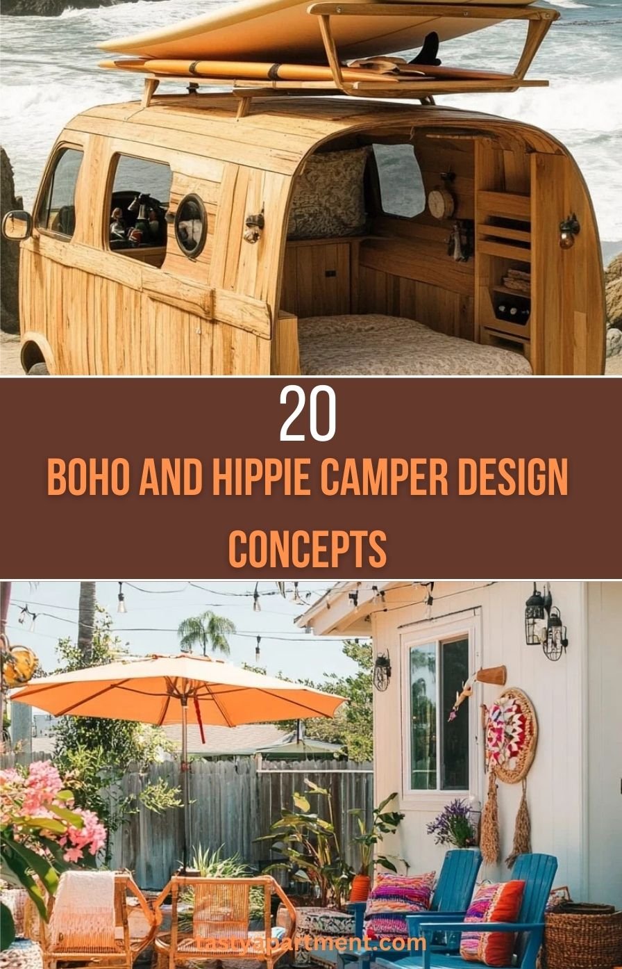 20 Boho and Hippie Camper Design Concepts