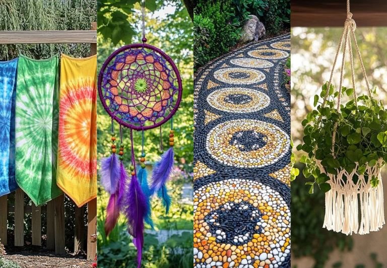 20+ Unique Hippie Garden Ideas for a Free-Spirited Outdoor Oasis 2025!
