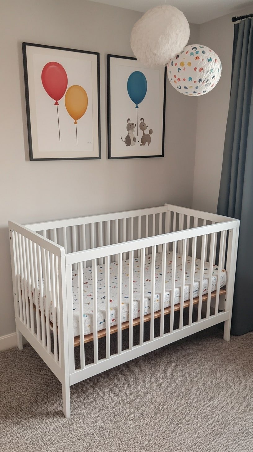 Balloon Animal Art-Themed Nursery
