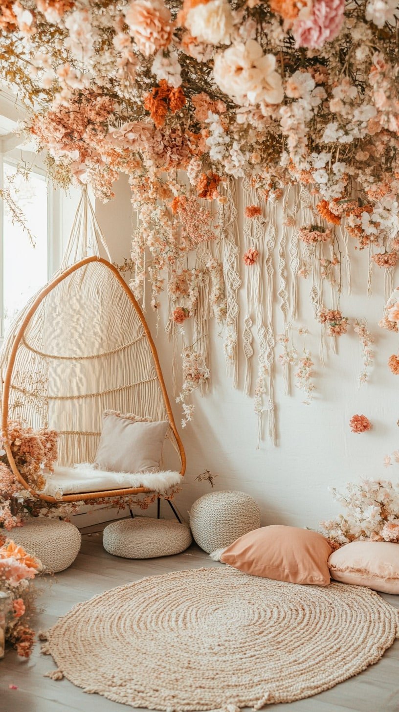 Boho Fairycore Fusion with Macramé and Rattan