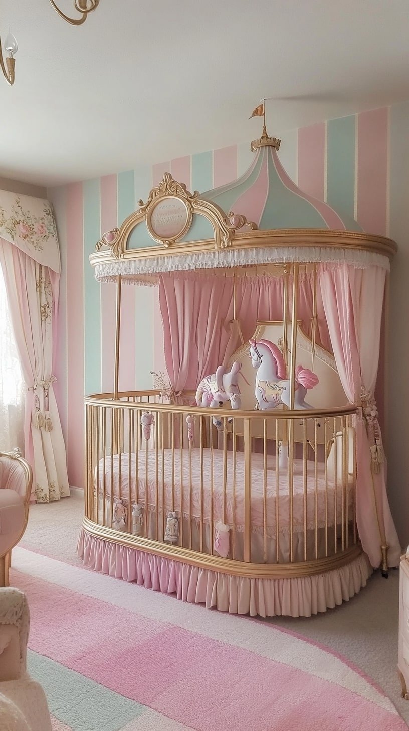 Carousel-Inspired Nursery Design
