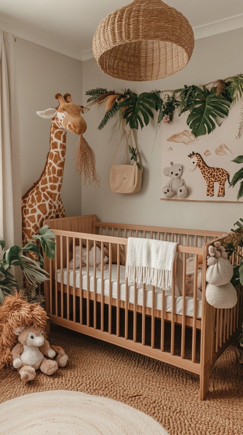 Earth-Tone Jungle Nursery