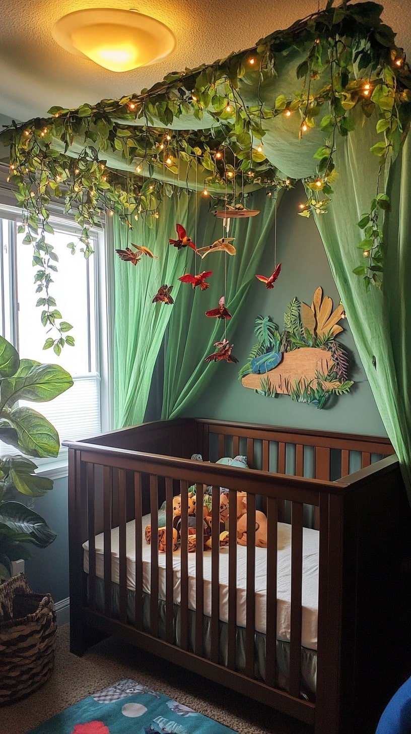 Jungle Canopy Ceiling Installation