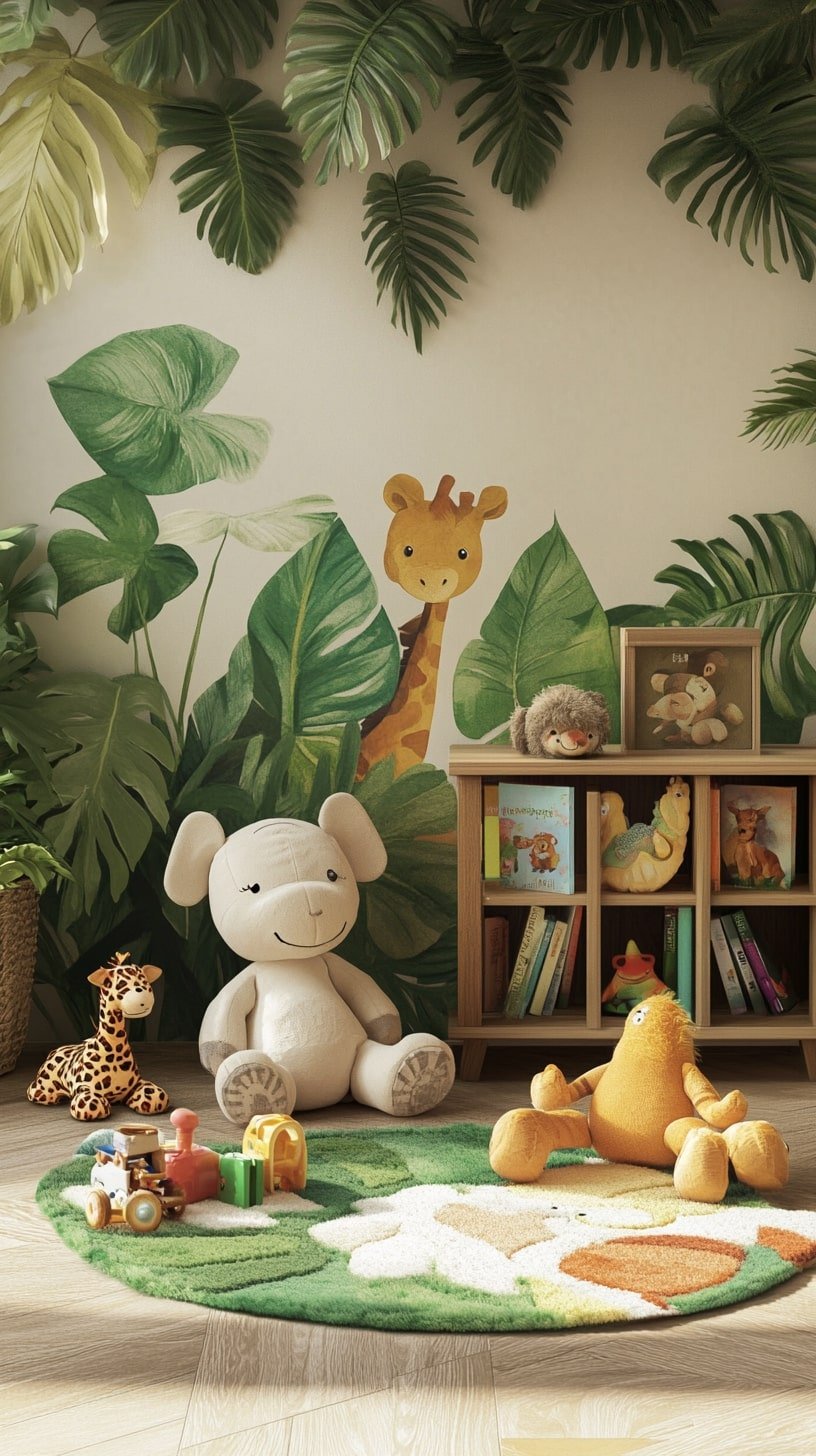 Jungle Play Mat and Animal Toys