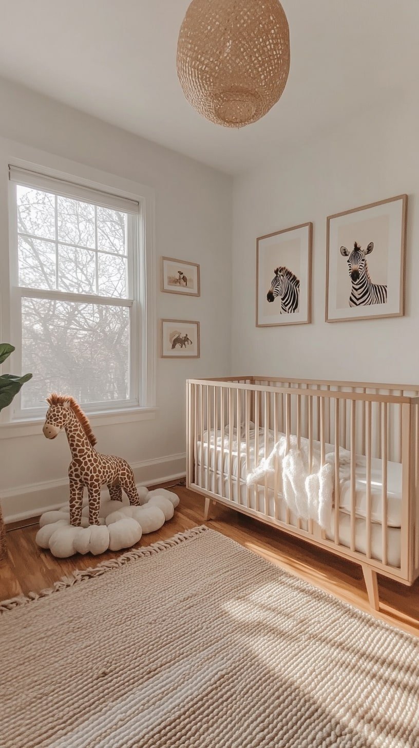 Safari Animal Portrait Nursery