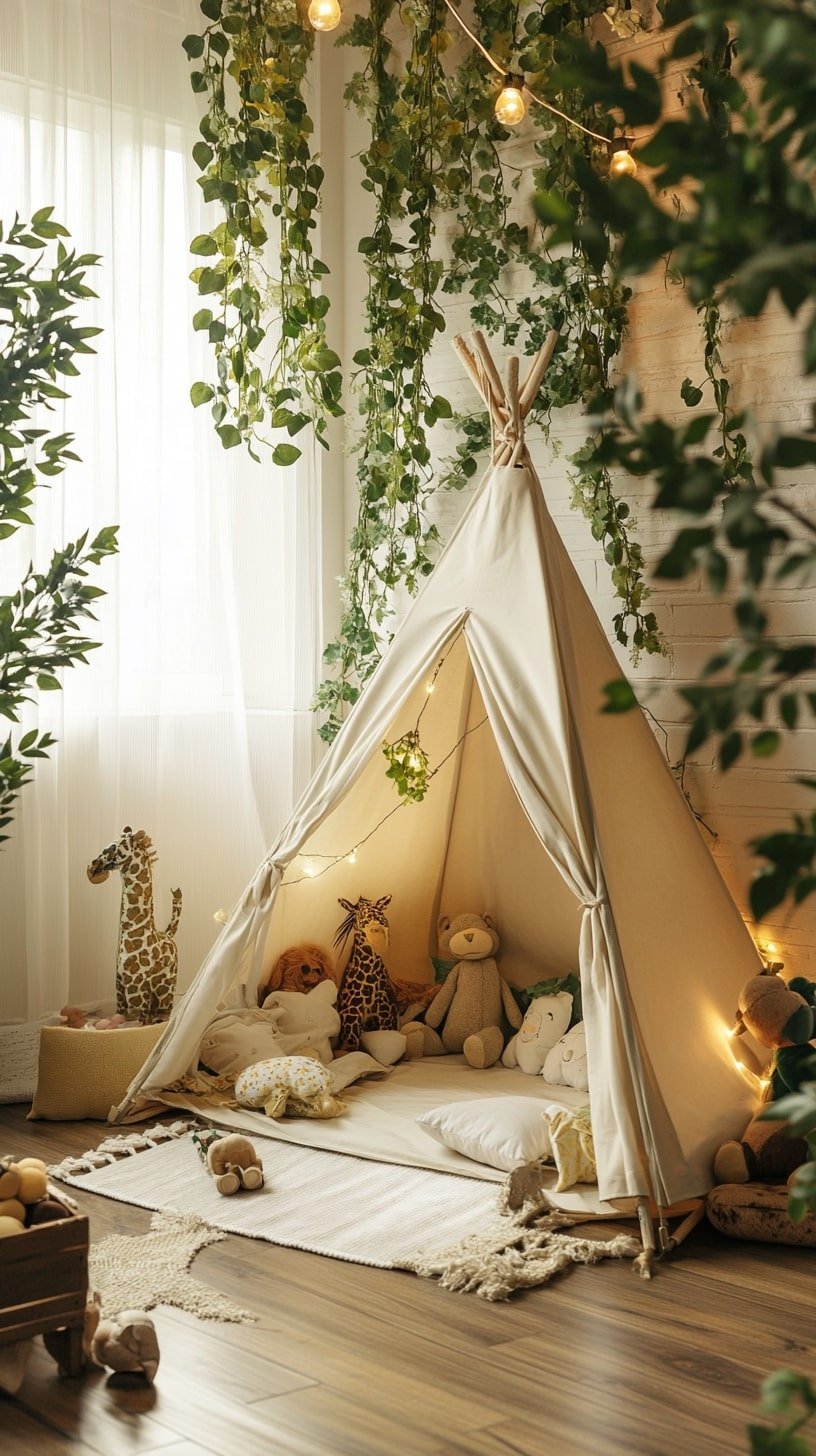 Safari Tent Reading Nook