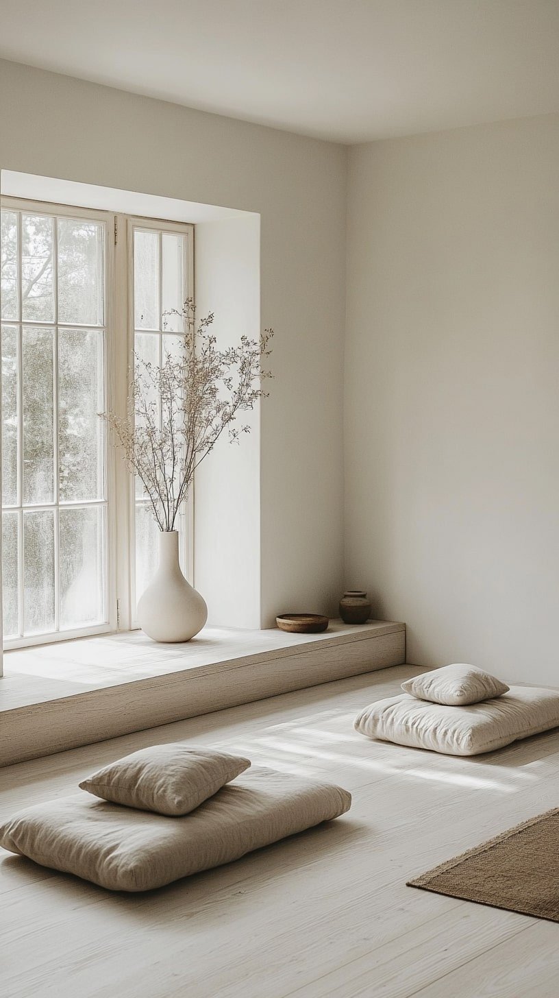Scandinavian-Inspired Yoga Studio with Clean Lines