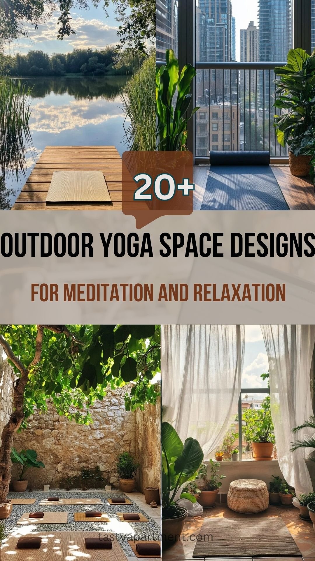 20+ best Outdoor Yoga Space Designs for meditation and Relaxation