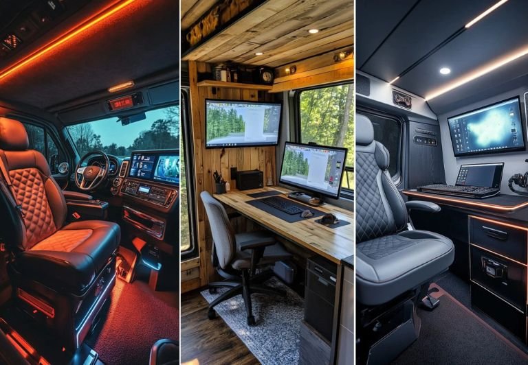 15+ Digital Nomad Camper Van Conversion Ideas 2025!