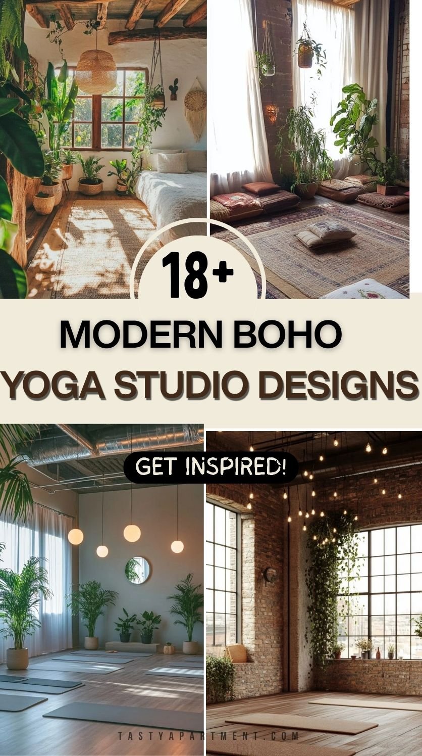 18+ modern Boho Yoga Studio Designs 2025!
