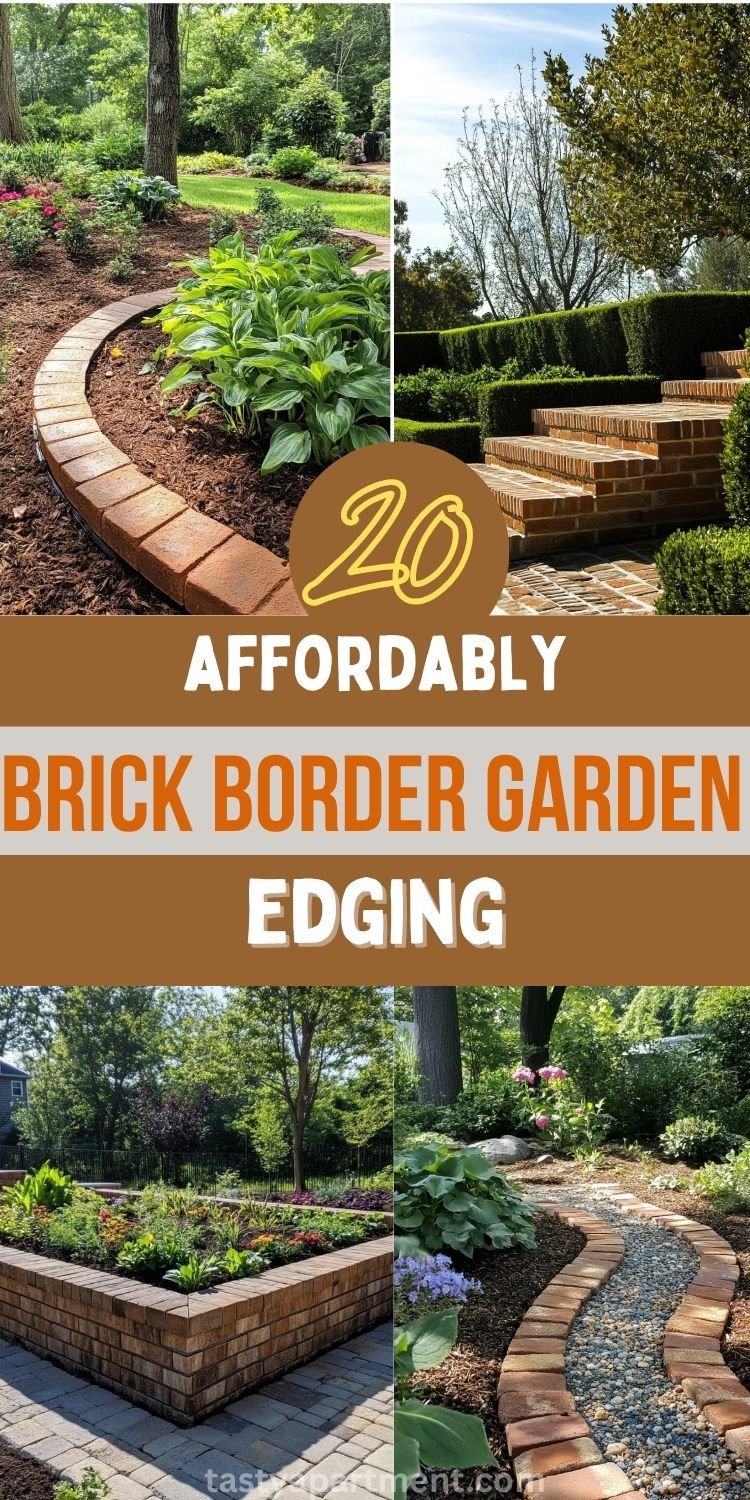20 how to lay brick border garden edging to affordably frame your garden
