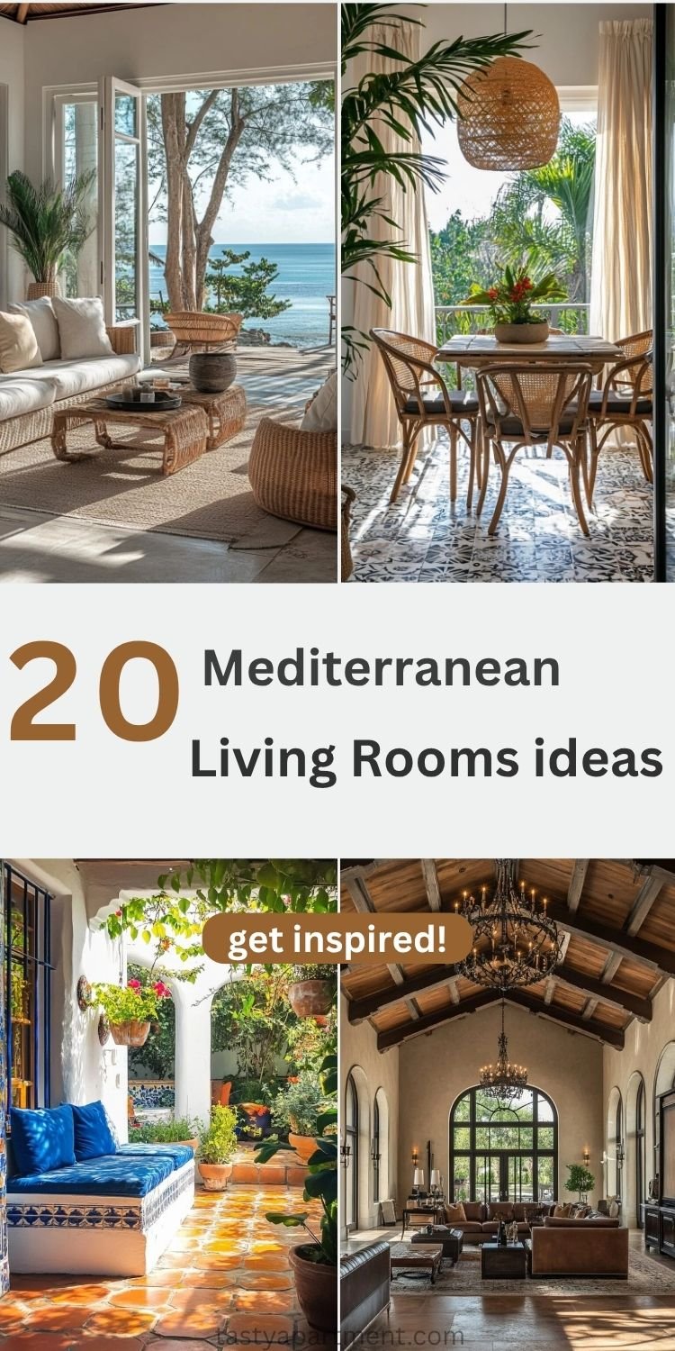 20 inexpensive Mediterranean Living Rooms decor your dream space