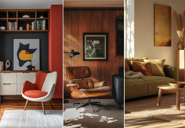 20+ inexpensive stylish Midcentury Modern Living Room Ideas