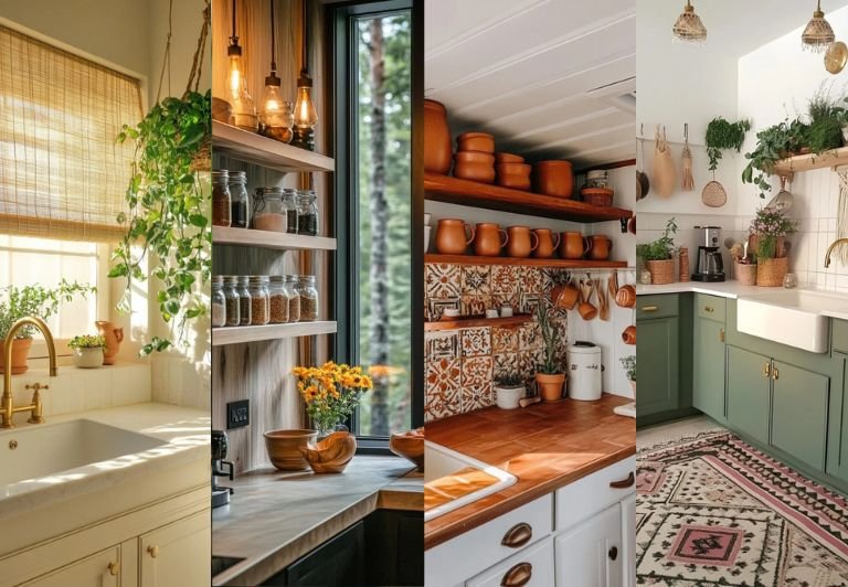 20 inexpensive Boho -Chic RV Kitchen Transformations you have to see to Believe