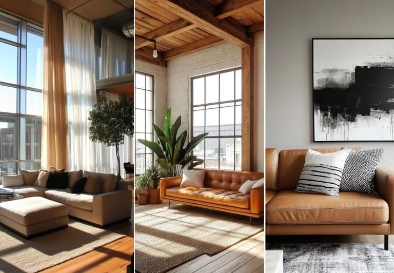 Tan Leather Couch Living Room Ideas