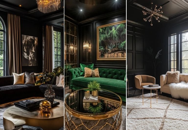 Vintage Glam Living Rooms