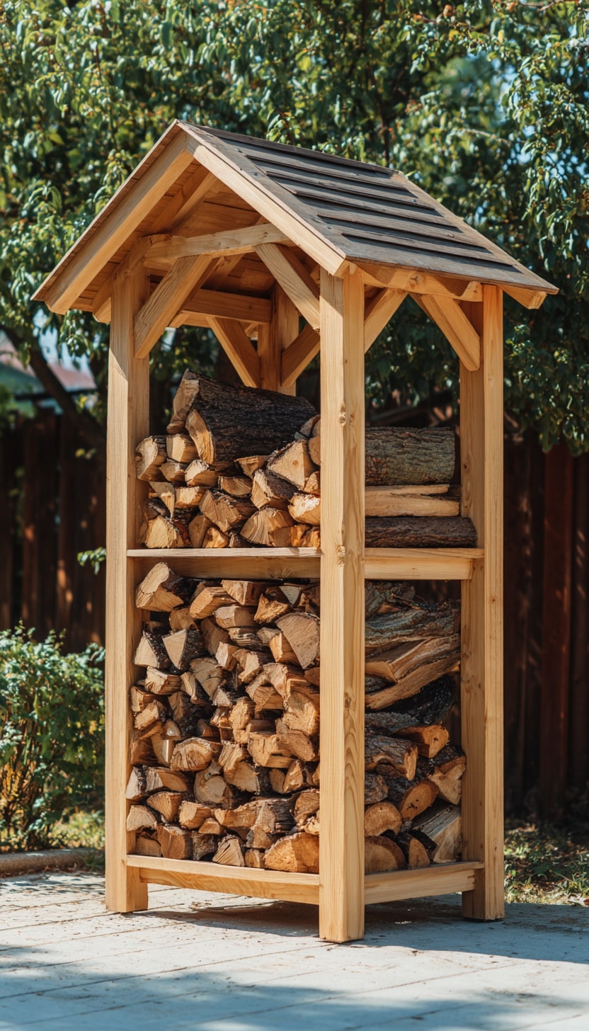 14 Stunning Outdoor Firewood Storage Ideas: Keep Your Wood Neat & Dry
